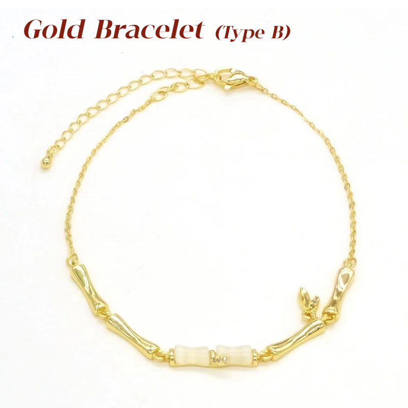 ✨Women’s Bamboo Bracelet with Chain