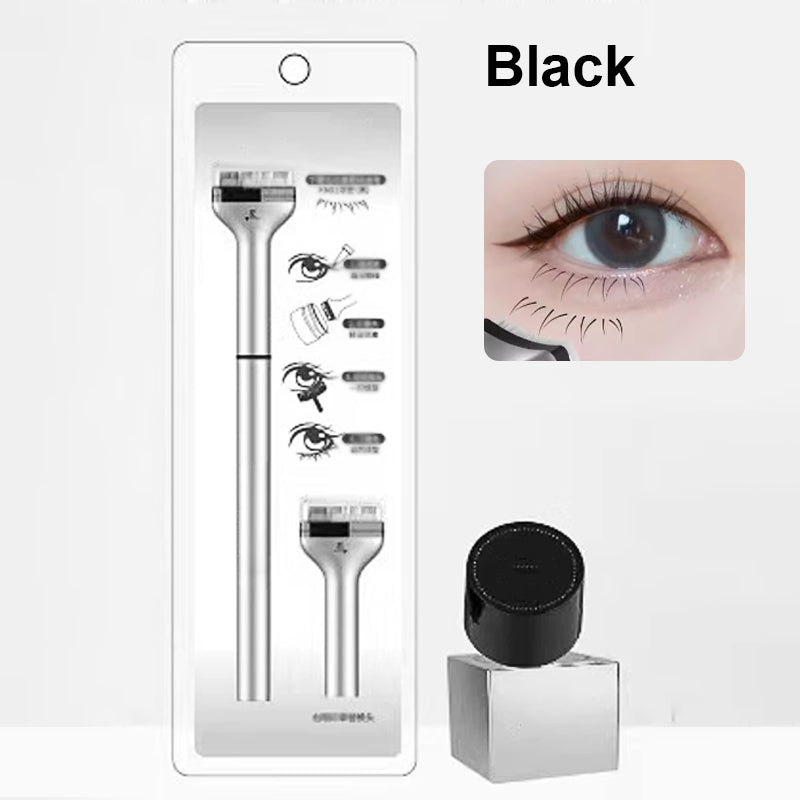 ๐ ๐ธ๐2-in-1 Waterproof Eyeliner & Lower Eyelash Stamp Artifact Set with Individual Liquid Eyeliner (100% off)
