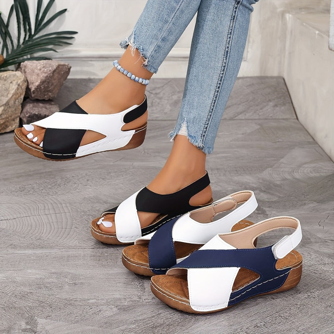🔥Last Day Promotion 50% OFF 🏖️- Women's Ultra Comfortable Slope Heel Orthopaedic Sandals