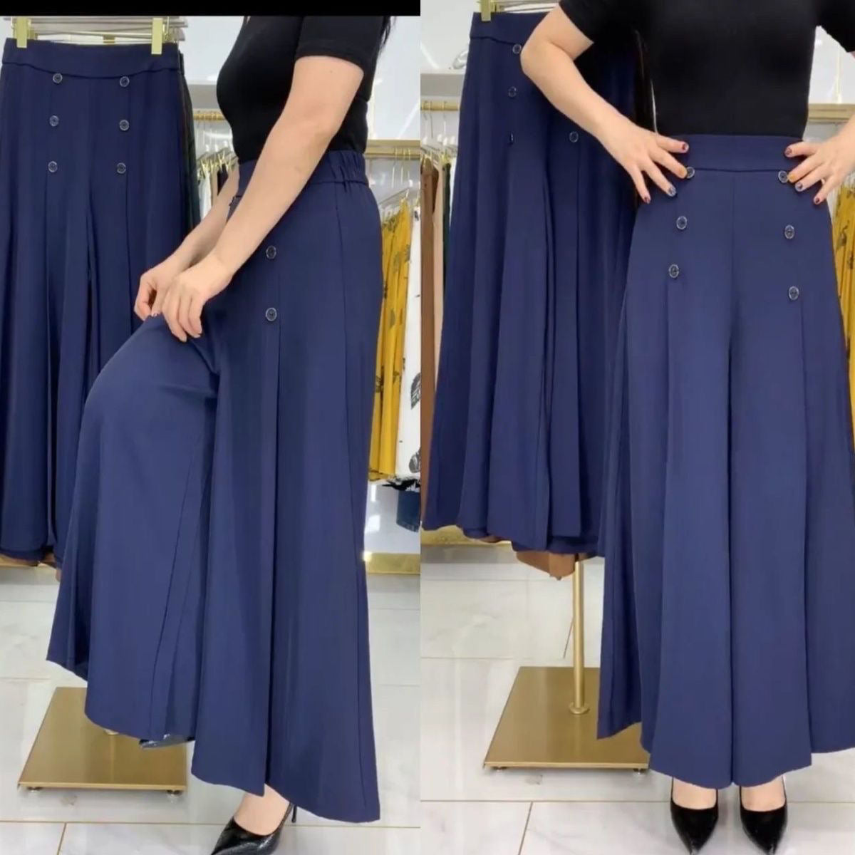 šHot Sale-Pleated Wide Leg Pants