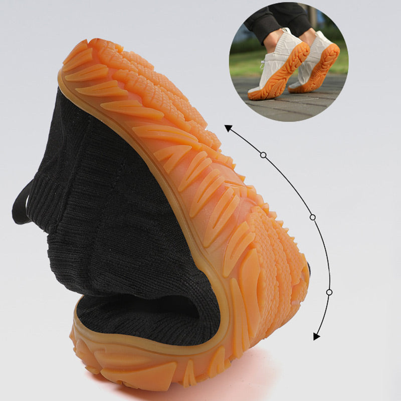 Non Slip Quick-Drying Slip On Knitted Sneakers