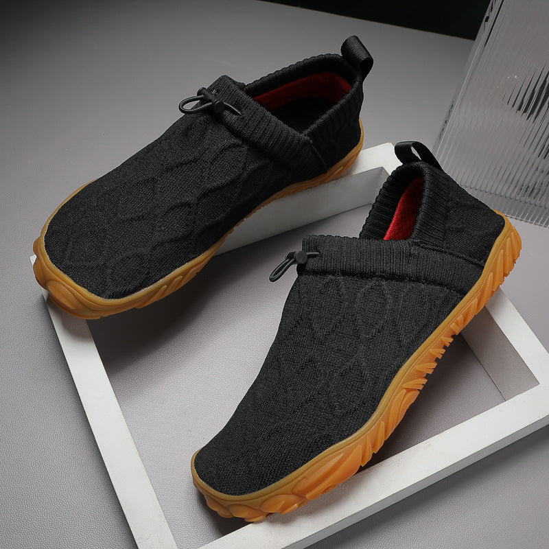 Non Slip Quick-Drying Slip On Knitted Sneakers