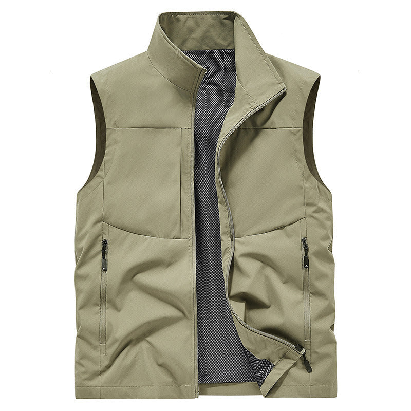 ⏳ Limited time 50% off! 💥Men's Comfortable Quick-Dry Vest with Pockets(From two pieces, the more you buy, the more you save!)