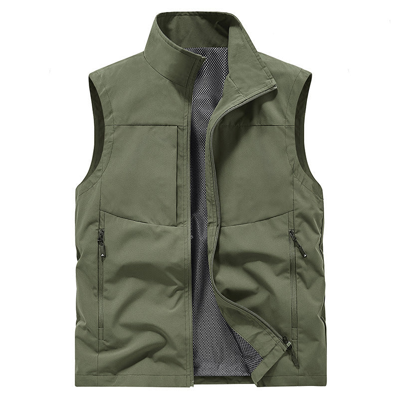 ⏳ Limited time 50% off! 💥Men's Comfortable Quick-Dry Vest with Pockets(From two pieces, the more you buy, the more you save!)