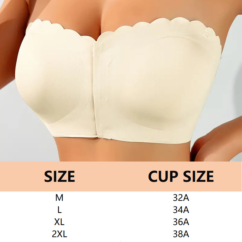 š„Last Day 49% OFFš„Seamless Front Closure Strapless Bandeau Bra