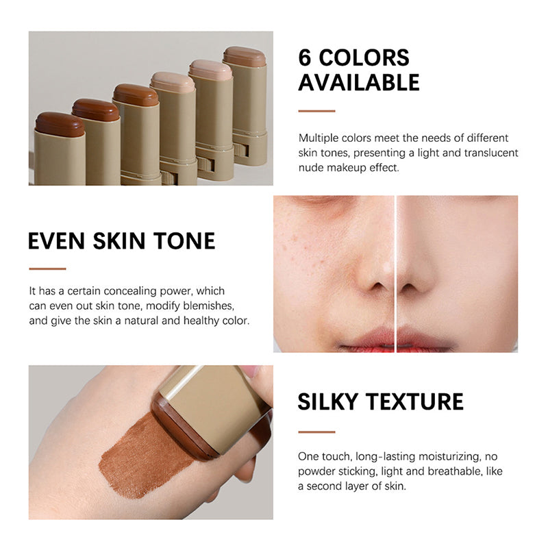 ✨Buy 2 Get 1 Free🎁Hydraterende & Verhelderende Essentiële Foundation Stick