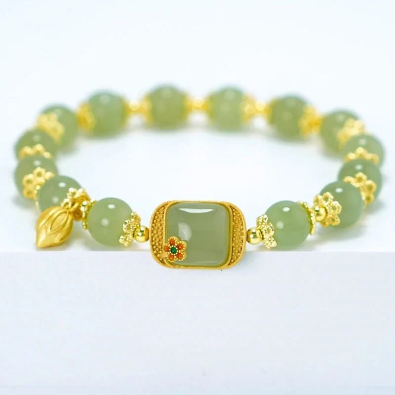 ✨ 2025 Newest Bracelet ✨Hotan Jade Beaded Bracelet