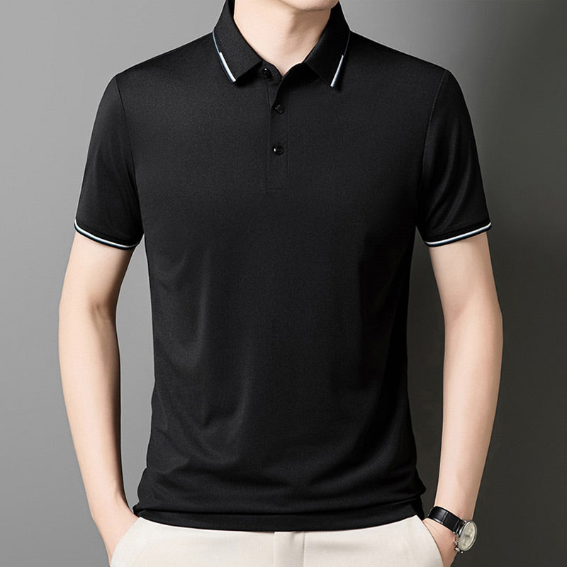 Business Casual Lapel Short Sleeve T-Shirt