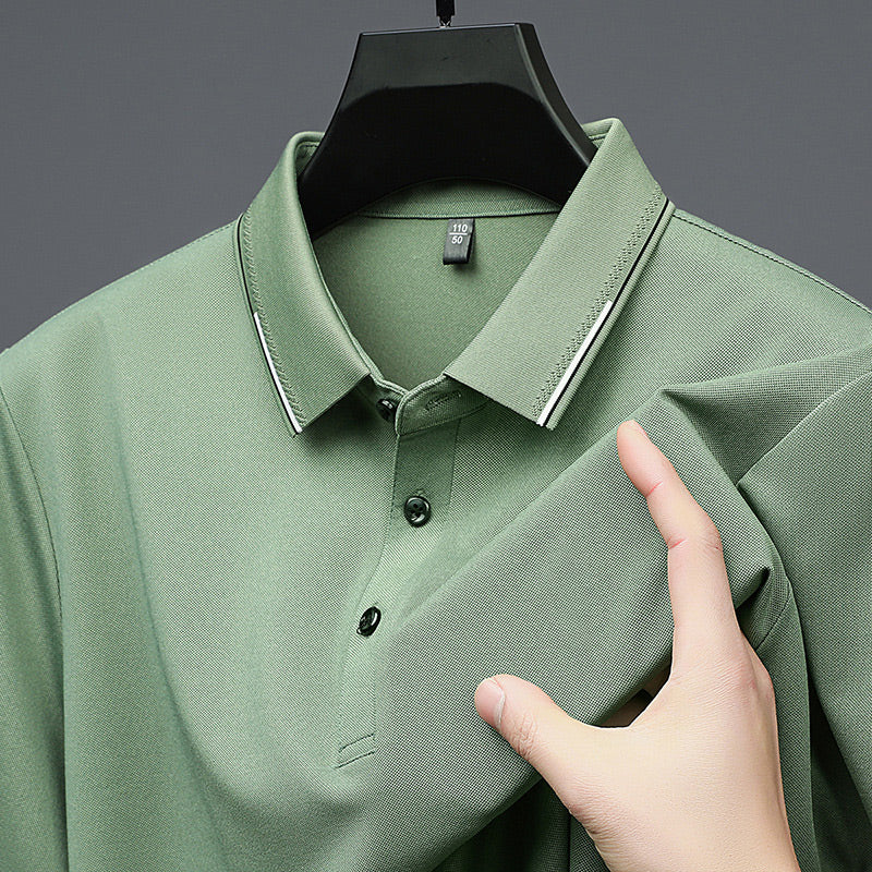 Business Casual Lapel Short Sleeve T-Shirt