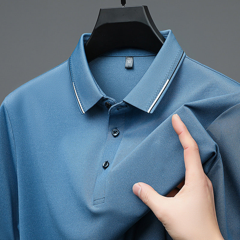 Business Casual Lapel Short Sleeve T-Shirt