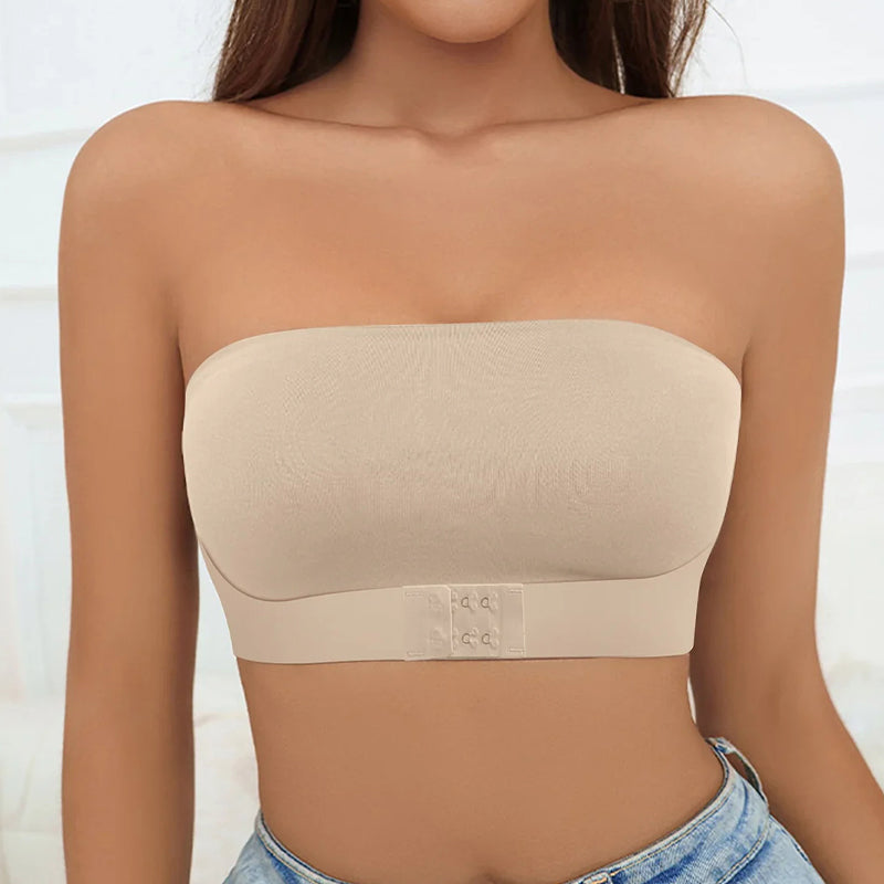 Women's Comfort Front Closure Strapless Bra