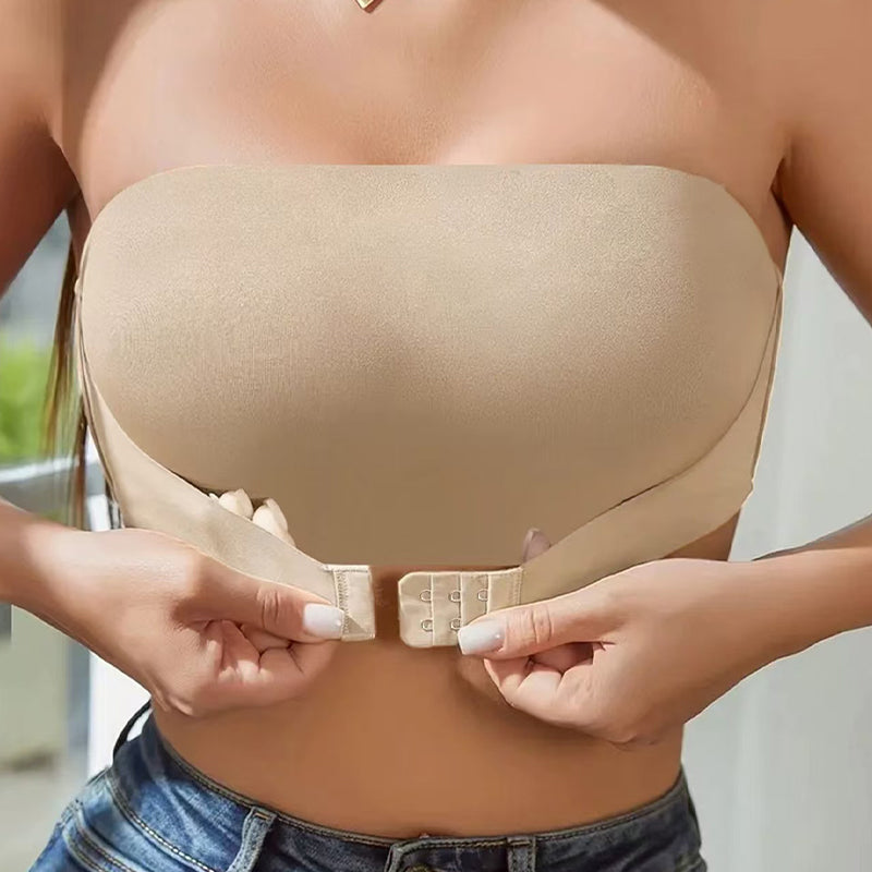 Women's Comfort Front Closure Strapless Bra