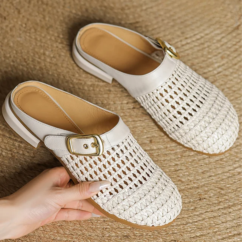 Women's Casual Cut-Out Mule Shoes