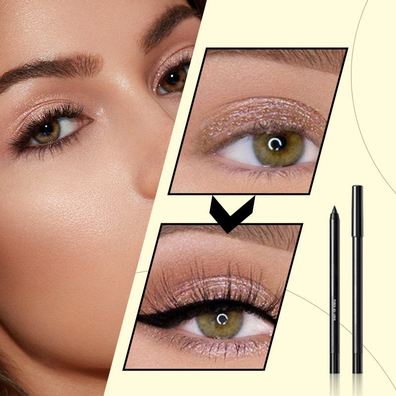 Long-Lasting & Waterproof Black Eyeliner Gel Pencil