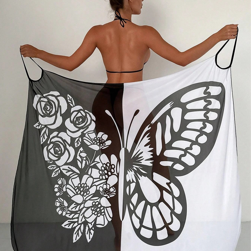 Women's Butterfly Swimsuit Cover-Up & Dress