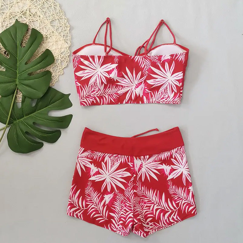 đ„Womenâs Printed Two-Piece Swimsuit