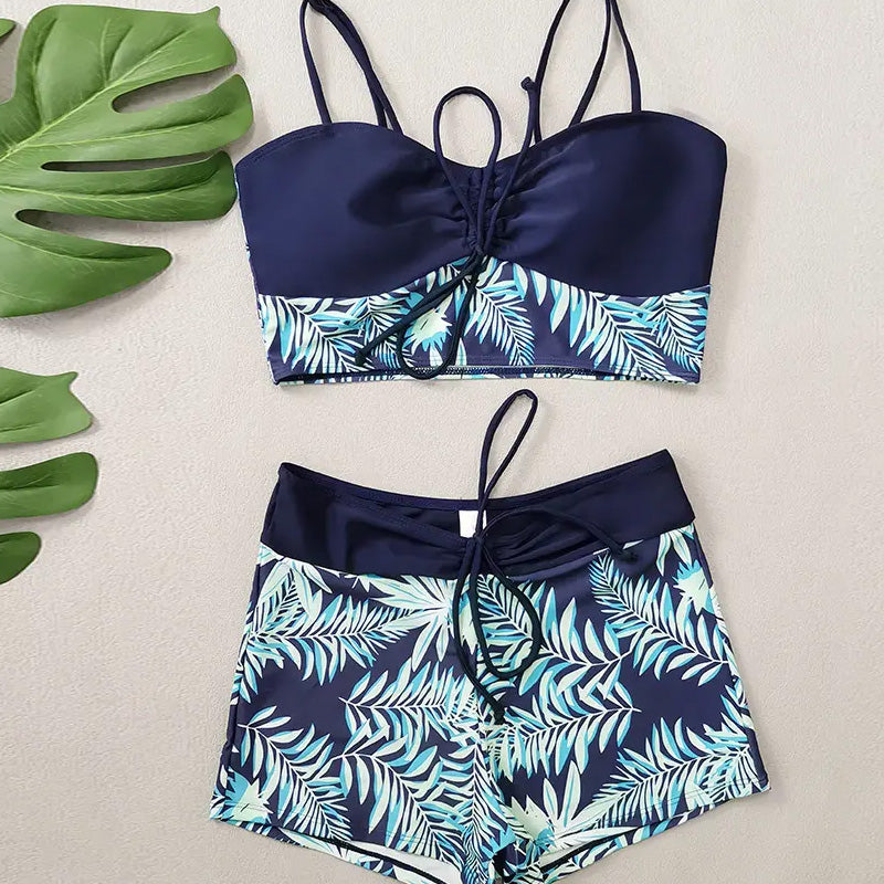 đ„Womenâs Printed Two-Piece Swimsuit