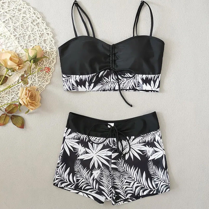 đ„Womenâs Printed Two-Piece Swimsuit