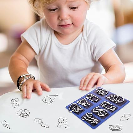 Educational intellectual Toys IQ Toys,Metal Brain teaser Puzzles