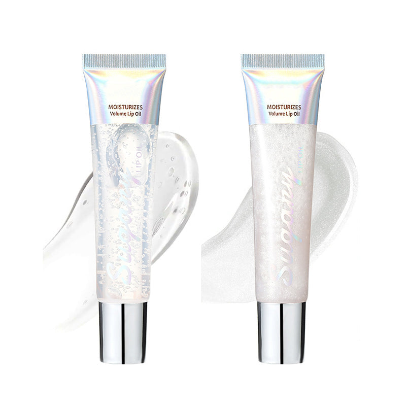 🔥✨Crystal Sparkle Lip Gloss with Hydrating Shine
