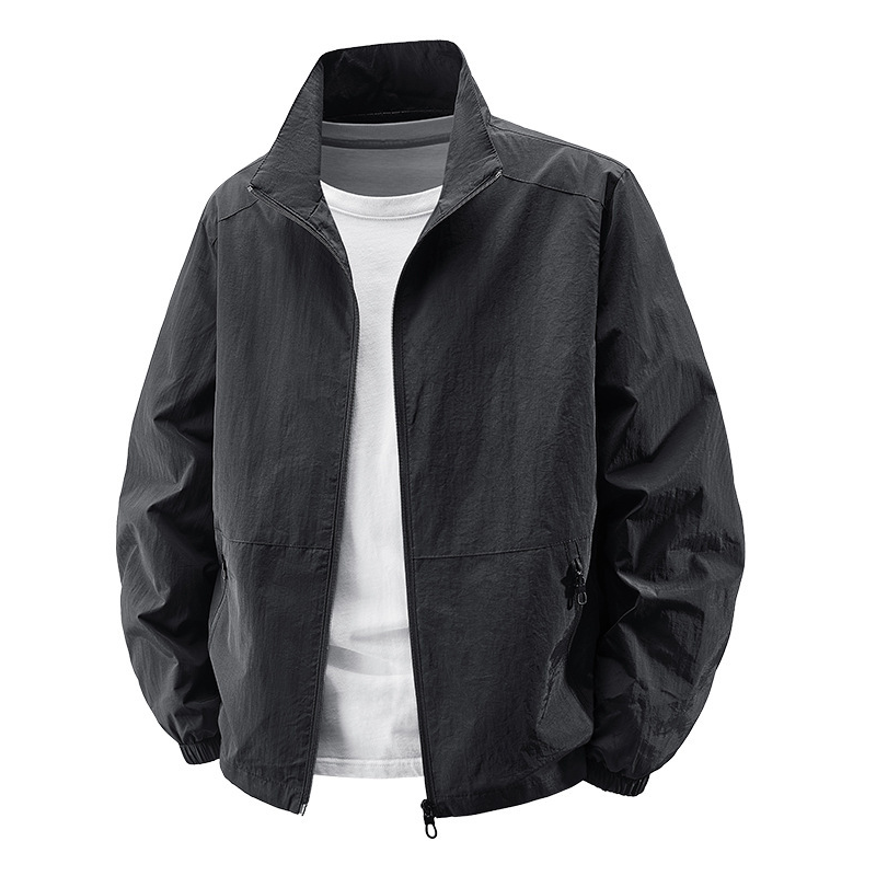 Unisex Casual Stand Collar Jacket