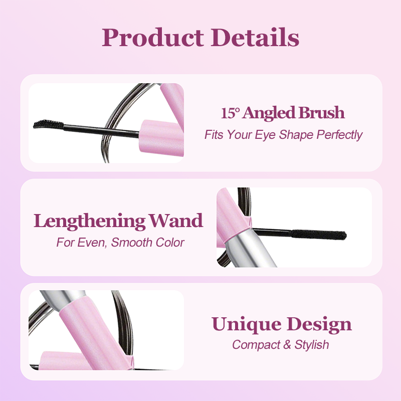 Double-Ended Waterproof Mascara for Volume & Length
