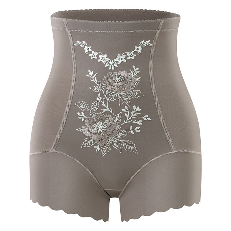 đ¸Womenâs Delicate Embroidered High-Waist Tummy Control Shaper Shorts