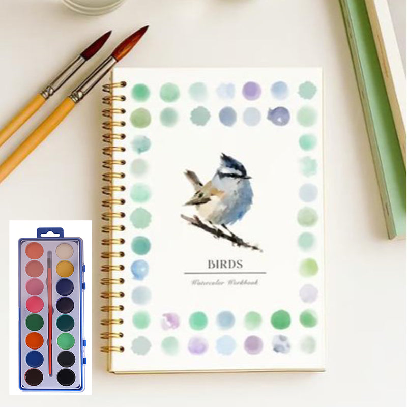 Hot Sale 56% OFF📚ginner-Friendly❤️Watercolor Workbook