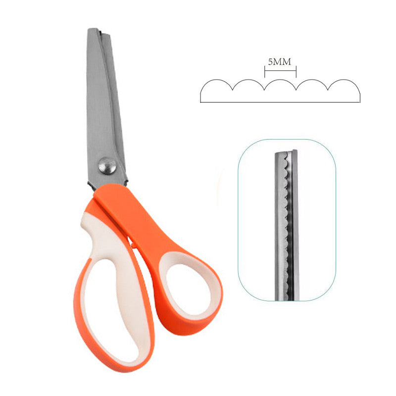 ⏳LAST DAY SALE ONLY £6.99!!🎉48K+ Sold ✂️Multipurpose Pinking Shears Serrated Scissors