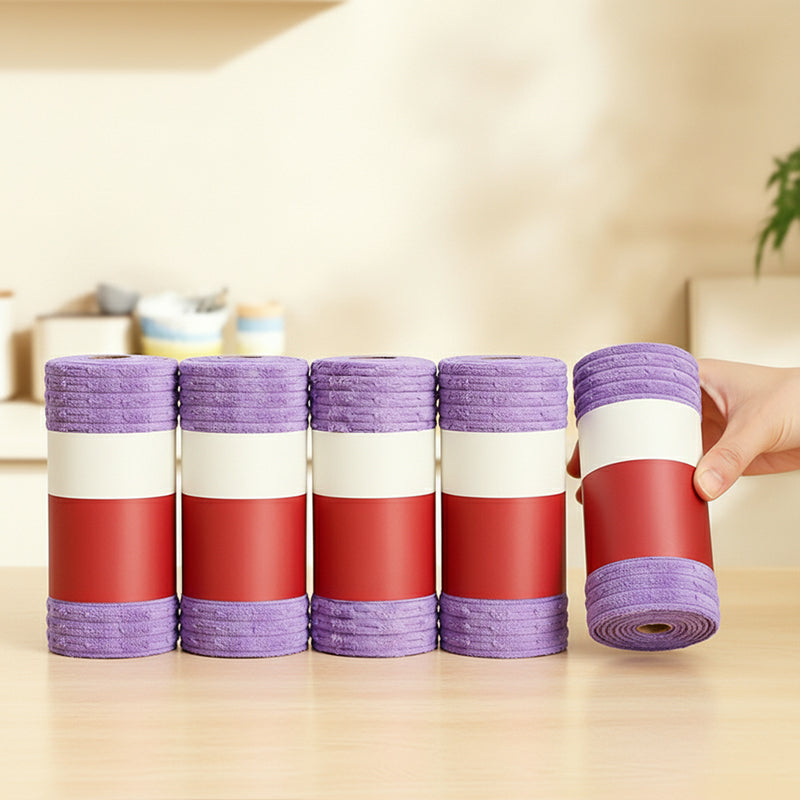 🏆 Last Day Special Price £9.99 ! 🔥Buy 2 Get 1 Free🎁Multipurpose Reusable Tear-Off Cleaning Cloth Roll