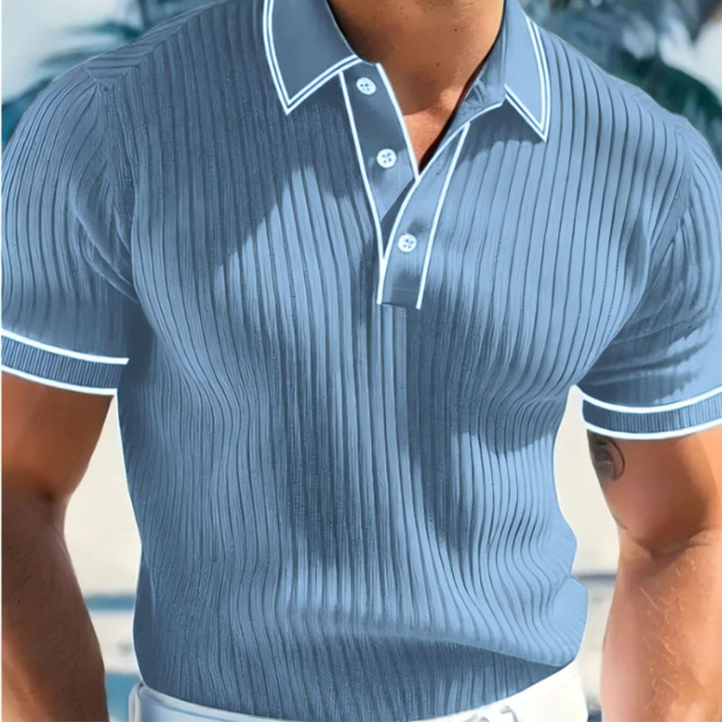 ๐ 49% OFF NOW! ๐ Summer Casual Short Sleeve Polo Shirt โ Breathable Fabric, Classic Fit & Perfect for Daily Wear ๐