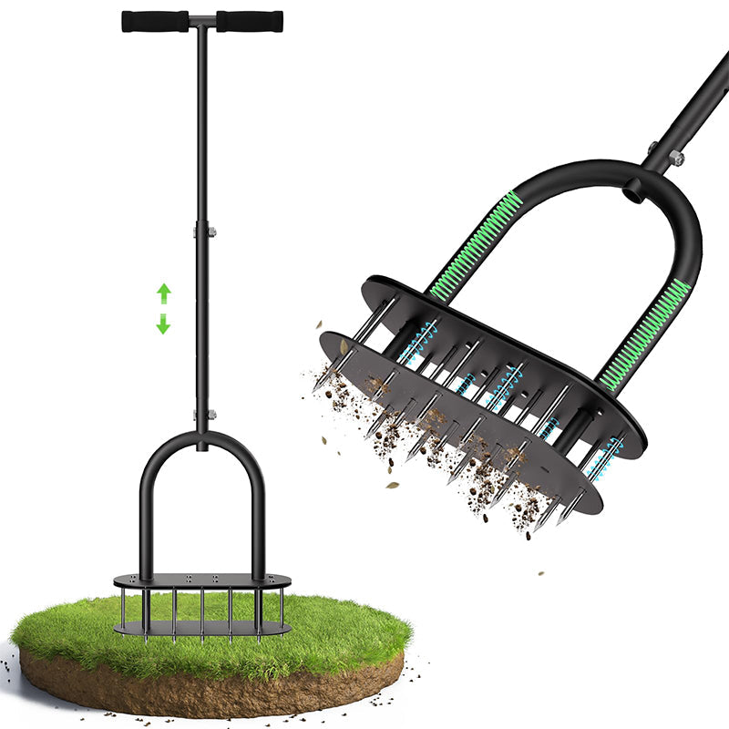 š LIMITED-TIME 50% OFF! š± Heavy-Duty Manual Lawn Coring Aeratorš„