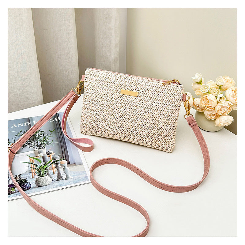 ⏳Limited-time 50% off⏰Women's Woven Straw Shoulder Clutch Bag👜