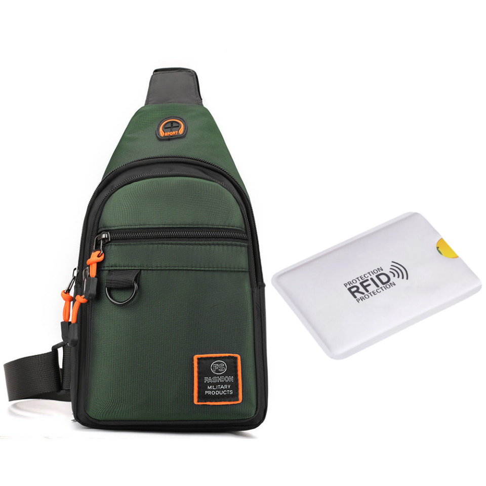 Last Day!Only £9.99🔥Waterproof Multi-pocket Crossbody Sling Bag