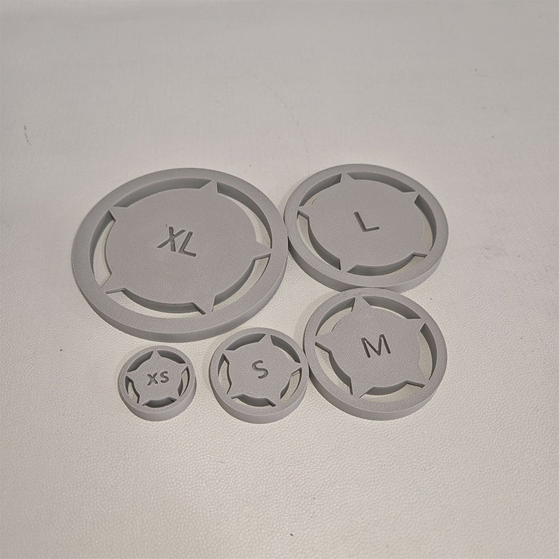 Centering Tool with Foot Ring Template for Ceramic Trimming