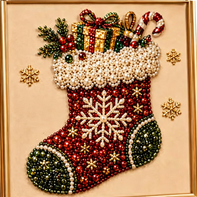 ⏳Last Day Sale Only £6.99!!🎁💎DIY Christmas Pearl Diamond Art Kit🎨Relaxing & Beginner-Friendly🧘