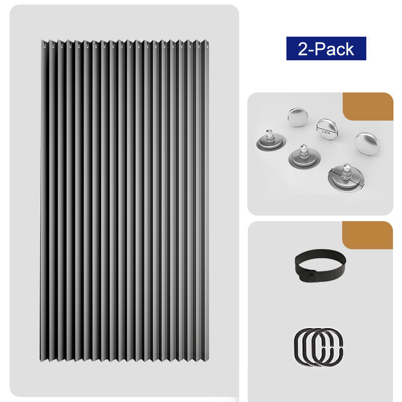 ⏰LIMITED TIME 50% OFF! ⭐No-Drill Magnetic Accordion Door Curtain