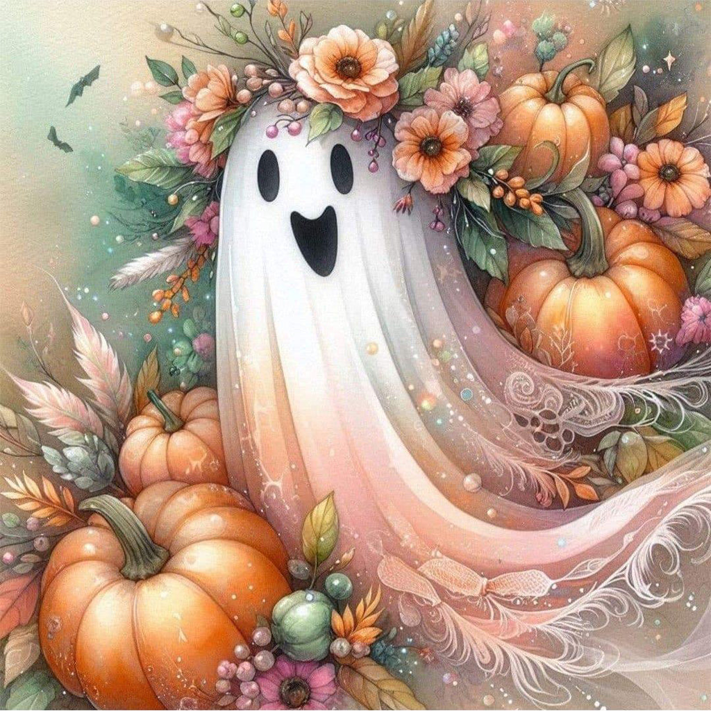 Halloween Cute Ghost DIY Diamond Art Kit