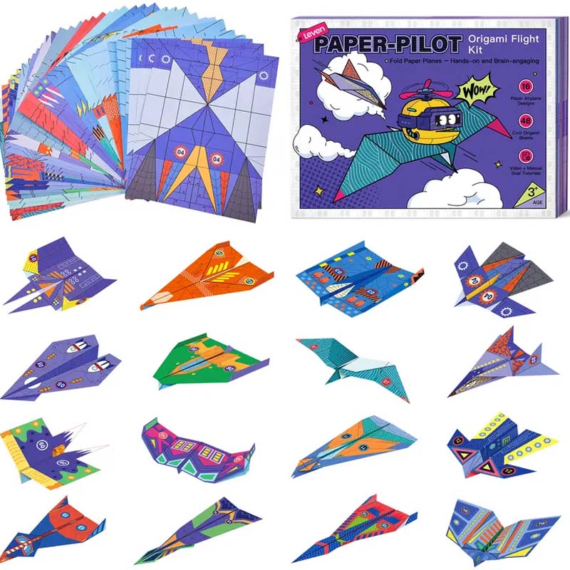 📢📢50% OFF !! ⏰Creative DIY Paper Airplane Set For Kids