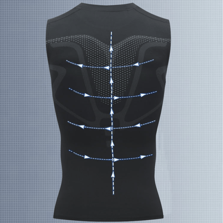 🔥LAST DAY SPECIAL PRICE: ￡9.99! 💪 Slimoly® Ionic Shaping Vest – Compression & Cooling – Body Contouring & Sleeveless – Invisible Under Clothes 🕶️
