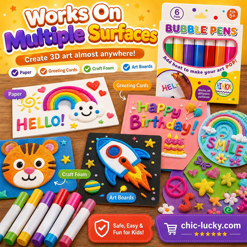 ⏳LAST DAY BUY 1 GET 1 FREE!!🎁🔮Magic Pen – Draw 3D with one stroke!🎄 DIY Bubble Popcorn Drawing Pens 🔥