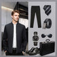 👑Men's Standing Collar Zipper Casual Jacket