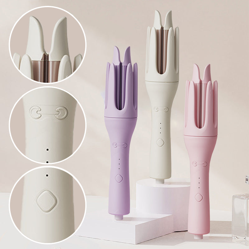 ⏳LAST DAY SALE 50% OFF!!💥Fully Automatic Hair Curler – Hands-Free Rotary Styler for Luxe, Bouncy Curls💇‍♀️ Gentle Ceramic Heat • Tangle-Free • Effortless Salon Waves in Minutes ⏱️🌿