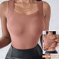 🏆2026 HOT SALE-50% OFF!!💐Women's U Neck Camisole High Strechy Seamless Built-in Bra Padded Tank Tops