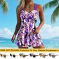 Modest Swim Set🩱Full-Coverage Tankini + Boyshorts with Pockets | Sun-Safe UPF 50+ ☀️🛡️ | Perfect for Beach Days 🌊🇬🇧