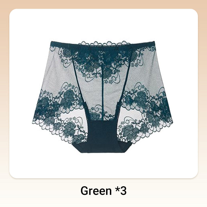 🧶 Women's Hand-Crocheted Lace High-Rise Boxer Briefs – Breathable, Vintage Style & Comfortable Fit 🌸