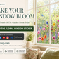 💐Colorful Floral Bouquet Window Sticker🖼️ Make Your Window Beautiful in Seconds! Cut to any size you like!