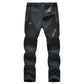 🏆LAST DAY SALE 50% OFF!!🔥Men's Waterproof Winter Trousers with Fleece Lining Cargo Pants