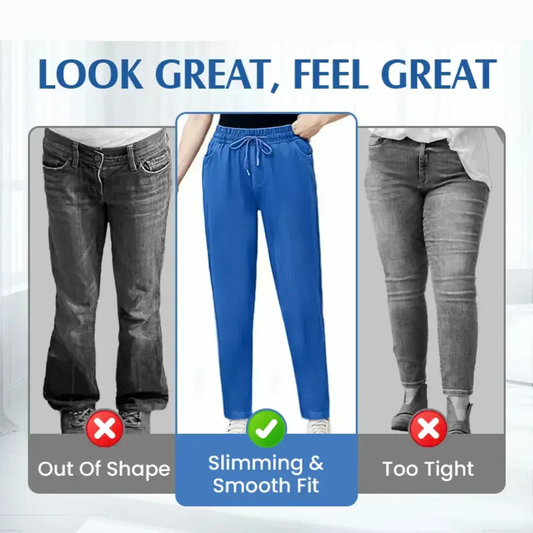 ⏳Limited-time 65% discount!!💕👖High Waist Ultra-Stretch Mom Jeans