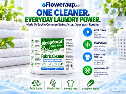Oxygen-Based Fabric Cleaner – Deep Clean Stain Remover for Clothes, Towels & Linens